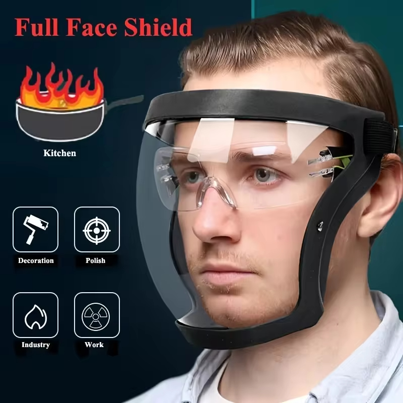 Woodworking Face Shield - Yeniden Kullanılabilir ve Isıya Dayanıklı Yüz