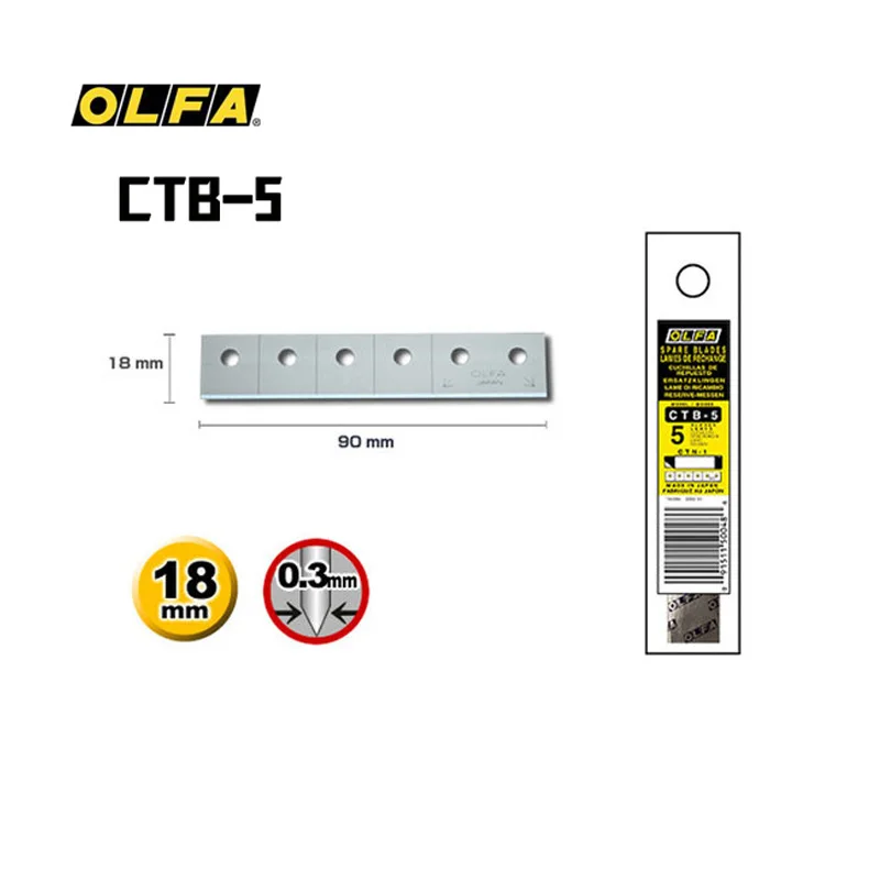 Woodworking Japan - OLFA CTB-5 5 adet Karton Kesici