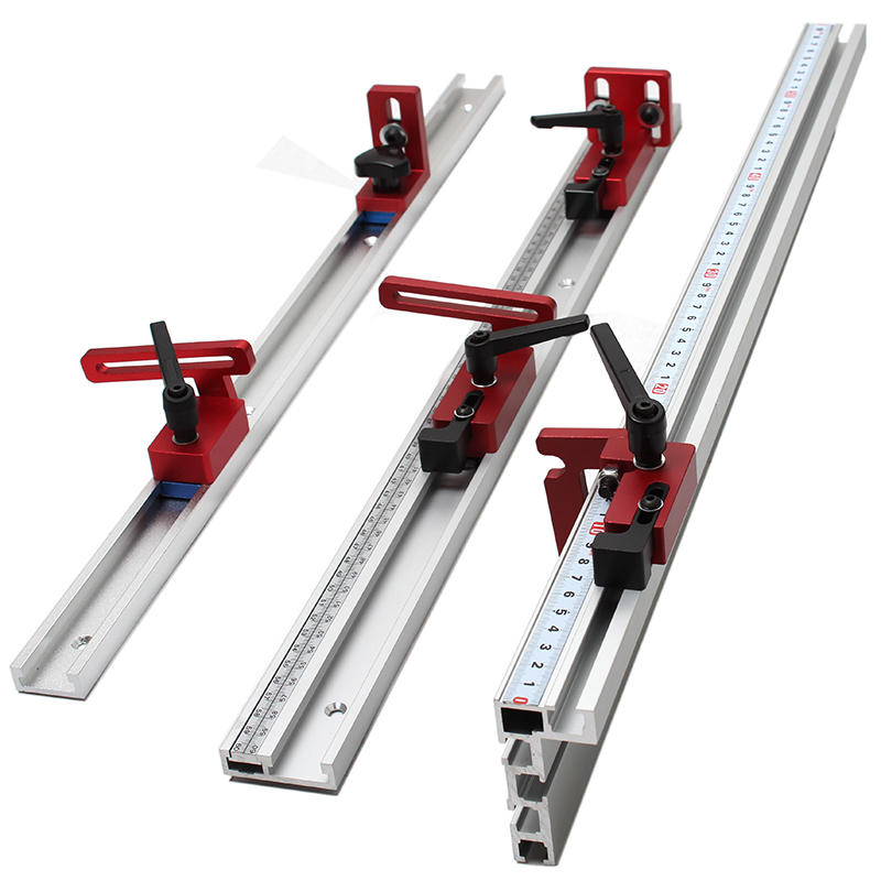 Woodworking Plan - Ağaç İşleme T-track Durdurma T-yuvası Sınırlayıcı