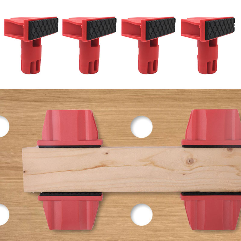 Woodworking Plan - 4 Adet Plastik Tezgah Köpekleri, 20mm