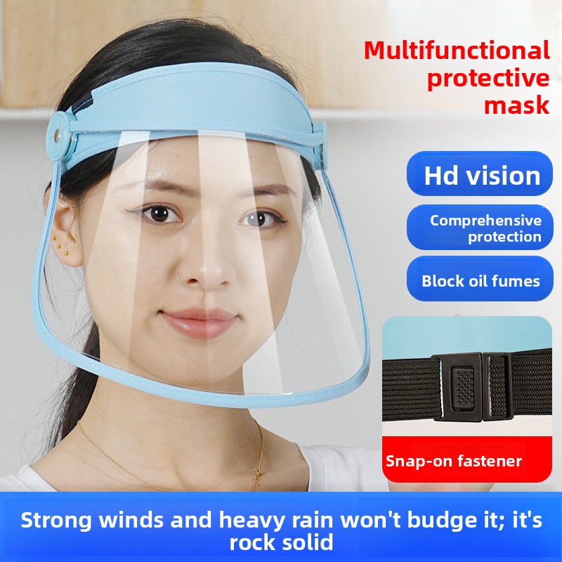 Woodworking Face Shield - Ayarlanabilir Kafa Bandı Yüz Koruması Yağmur