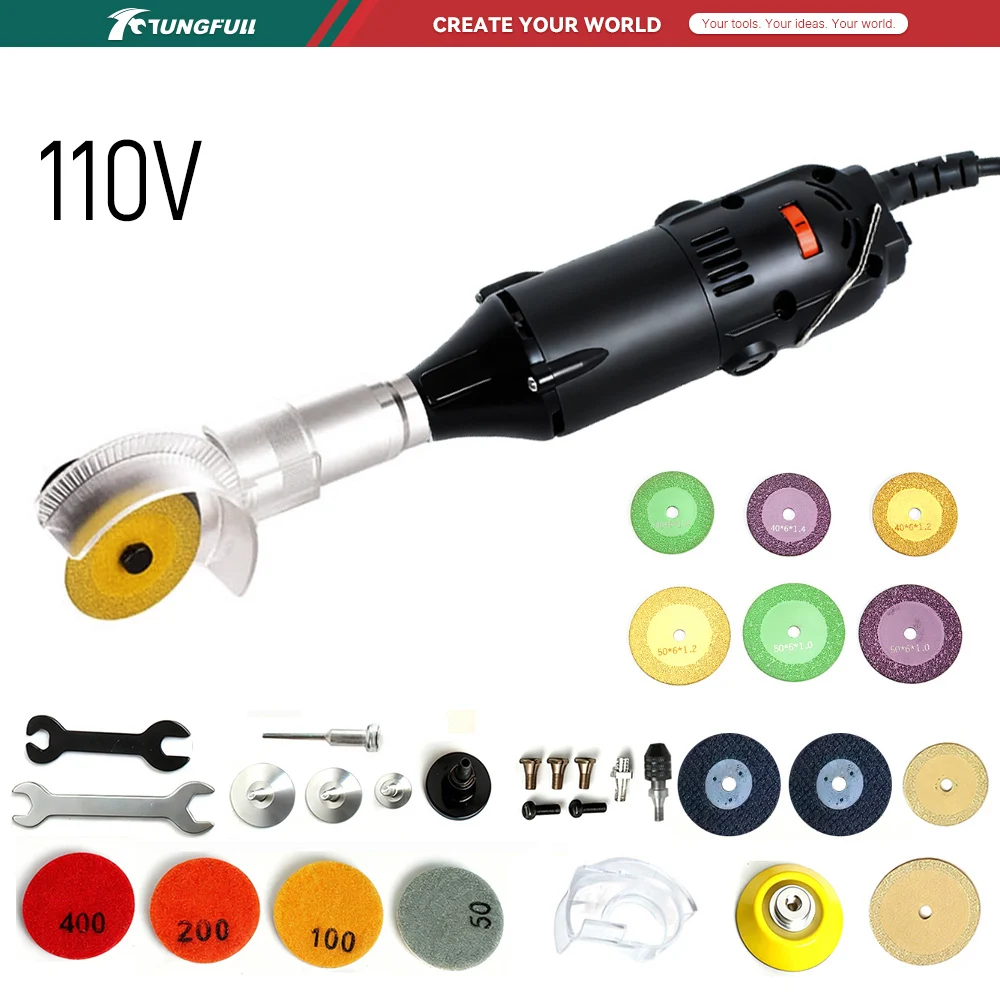 Woodworking Equipment - TUNGFULL 110V Mini Açı Öğütücü Elektrikli