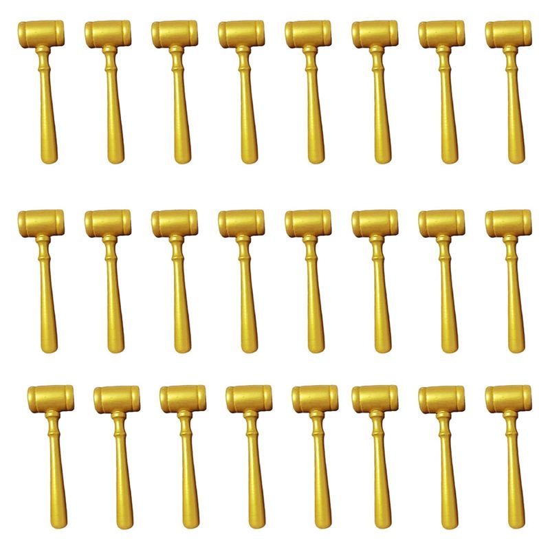 Woodworking Auctions - 24 adet yargıç tokmağı pervane mini