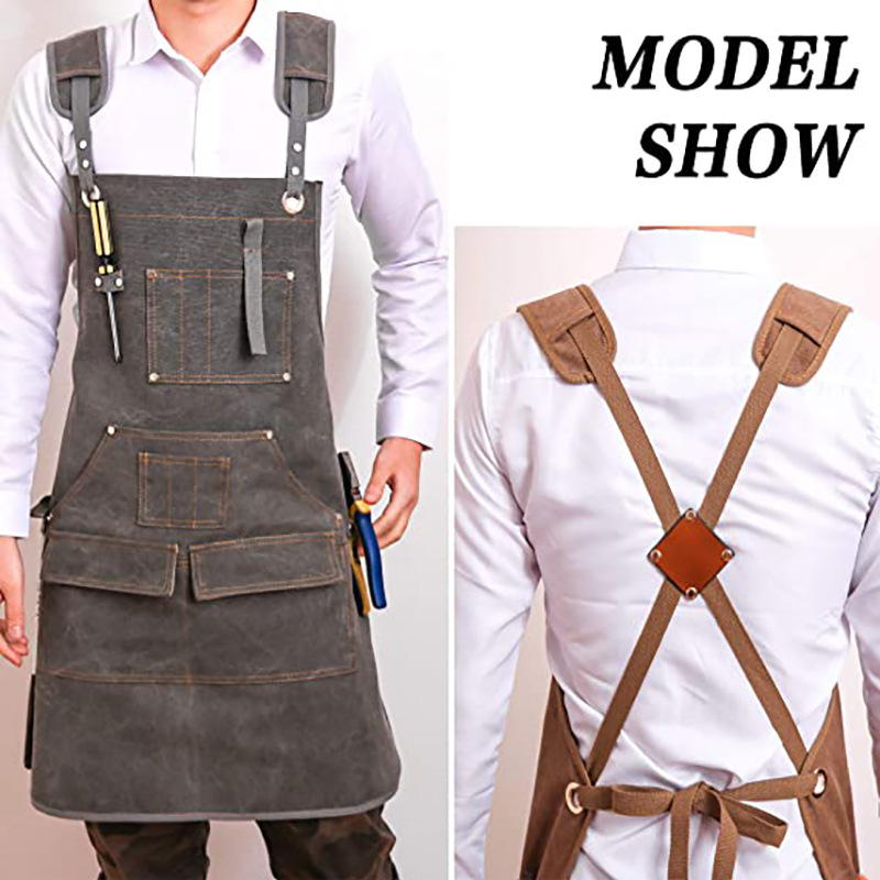 Basit Kalın Kanvas Önlük Özel  - Woodworking Overalls incelemesi ve fiyatı